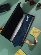 Teal Cricket Printed Necktie - TOSSIDO