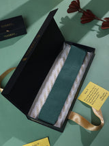 Teal Solid Knitted Necktie - TOSSIDO