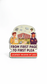 The "Full Circle" JGU Journey Fridge Magnet - TOSSIDO