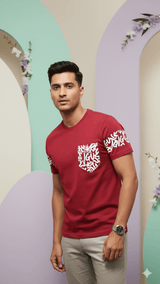 The JGU Crimson Graffiti T-Shirt - TOSSIDO
