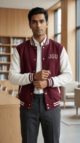 The JGU Heritage Varsity Jacket - TOSSIDO