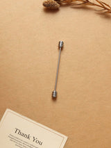 The Sterling Barrel Collar Pin - TOSSIDO