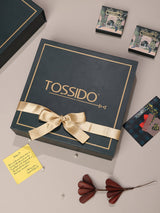 Tossido’s Navy & Yellow Check Men’s Gift Box - TOSSIDO