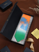 Tricolor Flag Printed Necktie - TOSSIDO