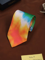 Tricolor Flag Printed Necktie - TOSSIDO