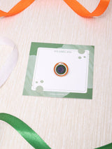 Tricolour Ashoka Chakra Round Lapel Pin - TOSSIDO
