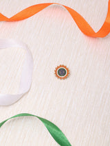 Tricolour Sunburst Lapel Pin - TOSSIDO