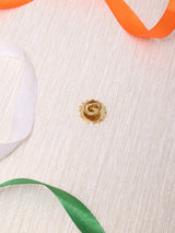 Tricolour Sunburst Lapel Pin - TOSSIDO