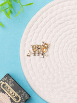 Triple Owl Brooch