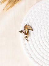 Tropical Toucan Brooch - TOSSIDO