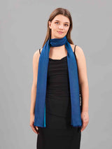 Turquoise Bliss Kashmiri Stole - TOSSIDO