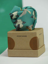 Turquoise Novelty Pocket Square - TOSSIDO