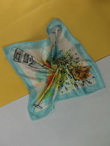 Turquoise Novelty Pocket Square - TOSSIDO