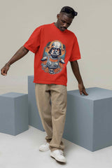 Vintage Studio Vibes Printed Oversized Tee - TOSSIDO