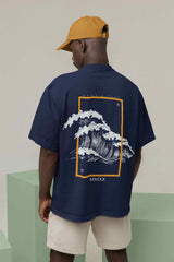 Waves Oversized Tee - TOSSIDO