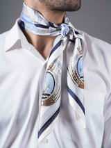 White Anchor Neckerchief - TOSSIDO