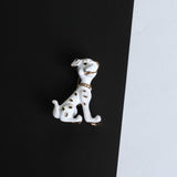 White Dalmatian Brooch - TOSSIDO