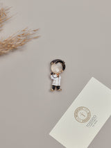 White Doctor Boy Brooch - TOSSIDO
