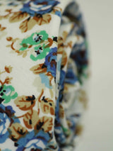 White Floral Skinny Necktie - TOSSIDO