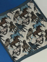 White Horse Pocket Square - TOSSIDO