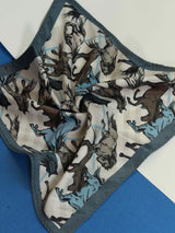 White Horse Pocket Square - TOSSIDO