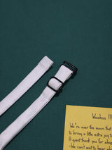 White Satin Poly Bow Tie - TOSSIDO