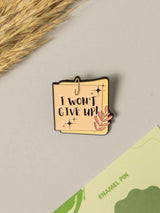 Willful Typography Enamel Pin - TOSSIDO