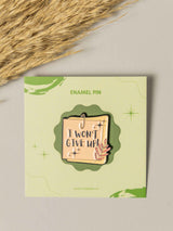 Willful Typography Enamel Pin - TOSSIDO