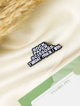 Winner Typography Enamel Pin