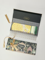 Yellow Floral Short Scarf - TOSSIDO