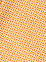 Yellow Geometric Woven Cravat & Pocket Square Set - TOSSIDO