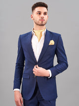 Yellow Geometric Woven Cravat & Pocket Square Set - TOSSIDO