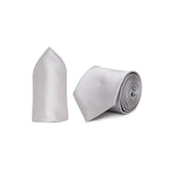 Ash Necktie & Pocket Square - TOSSIDO