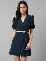 Beige Slim Vegan Leather Women's Belt - TOSSIDO