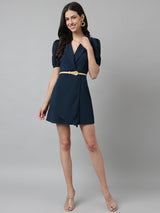 Beige Slim Vegan Leather Women's Belt - TOSSIDO