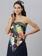 Benign Scarf & Bag Scarf Set - TOSSIDO