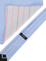 Blue Anchor Necktie & Pocket Square Giftset - TOSSIDO
