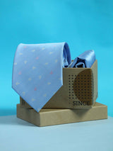 Blue Anchor Necktie & Pocket Square Giftset - TOSSIDO