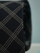 Blue Checks Handmade Silk Necktie - TOSSIDO