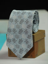 Blue Floral Woven Necktie - TOSSIDO