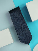 Blue Paisley Handmade Silk Necktie - TOSSIDO