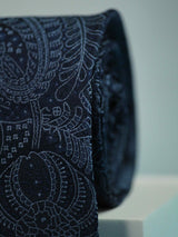 Blue Paisley Handmade Silk Necktie - TOSSIDO