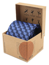 Blue Paisley Necktie