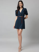 Caramel Brown Slim Vegan Leather Women's Belt - TOSSIDO