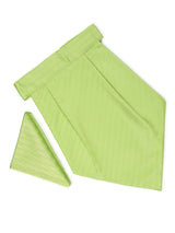 Chartreuse Green Cravat & Pocket square - TOSSIDO