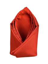 Burnt Orange Textured Pocket Square