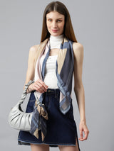 Computative Strips Scarf and Bag Scarf Set - TOSSIDO