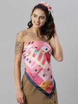 Coquettish Scarf & Bag Scarf Set - TOSSIDO