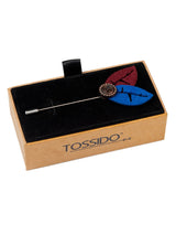 Dark Saxe Lapel Pin - TOSSIDO