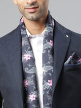 Ebon Stole & Pocket Square Set - TOSSIDO